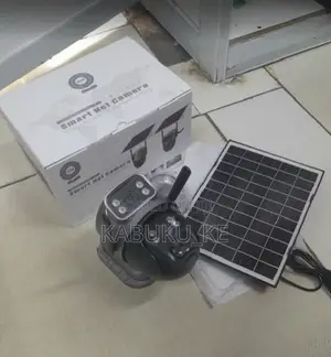 V380 Pro Wifi Camera With Solar Double Lens PTZ Camera