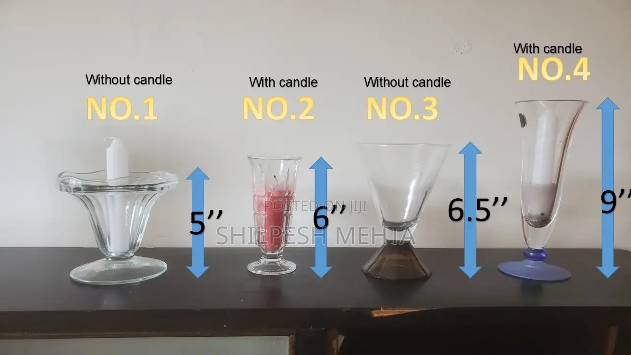 Candles Holders Assorted (4pcs)