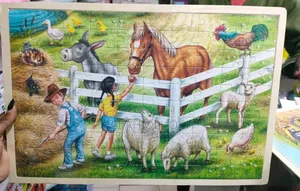 100-Piece Wooden Jigsaw Puzzle