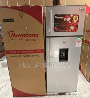Fridge+Dispenser Ramtons Rf/130- 213l 2 Door Refrigerator
