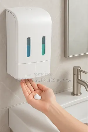 Soap Dispensers 1 Litre Double Soap Dual Shampoo Bottles 1l