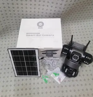 New in Market Solar 4g V380 Triple Lens Three Screens Camera