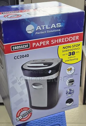 Atlas Cc2040 Crosscut 20 Sheets Paper Shredder