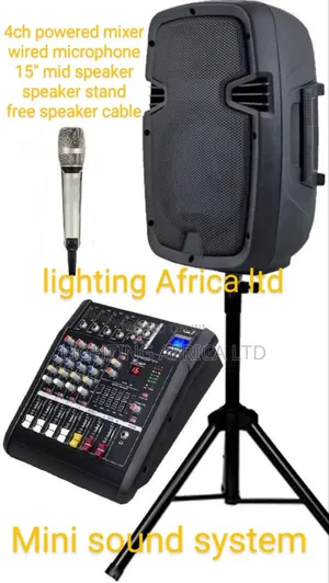 Mini Sherehe Indoor - Outdoor Sound System Complete