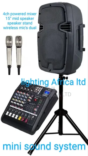 Mini Public Address System With Wireless Microphone