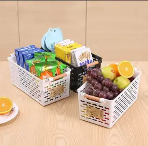Pantry Shelf Organizer Baskets White Black