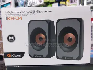 Kisonli Ks-04 Wired Multimedia Speaker for Pc and Laptop