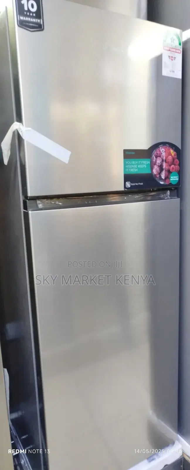 Hisense 320 Litres Ref320dr Frost Free Fridge,Silver