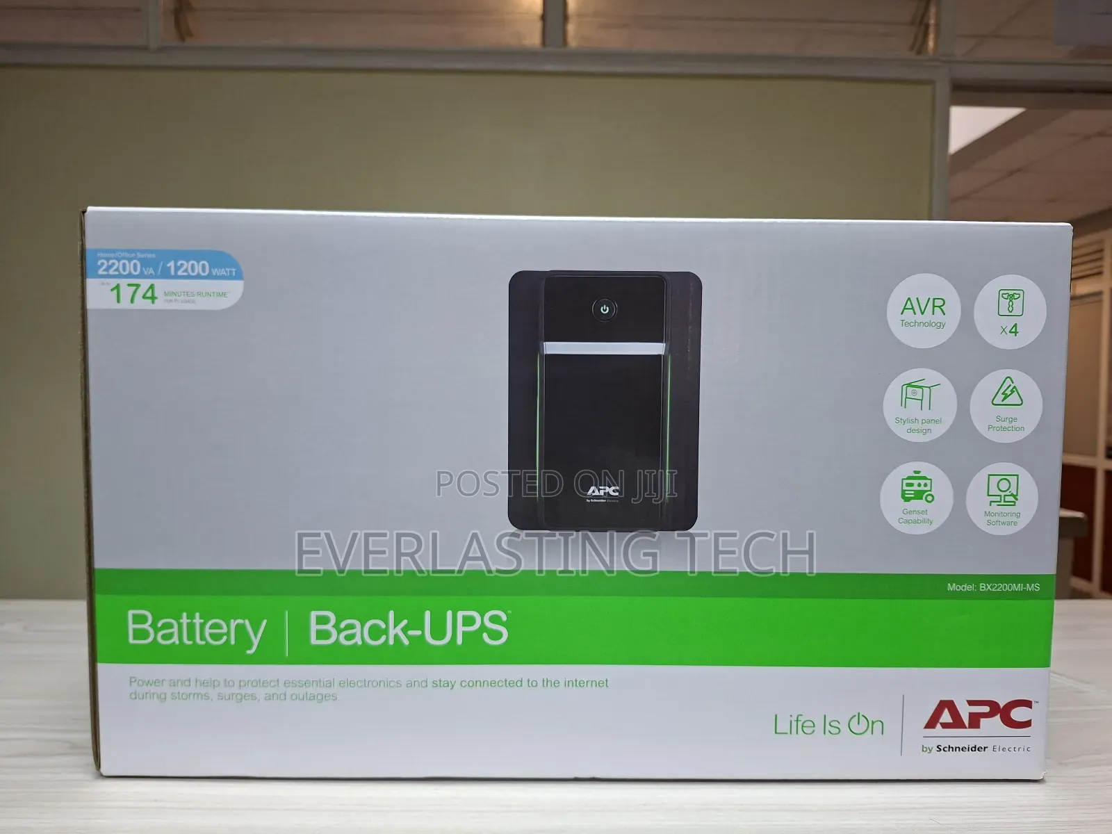 Apc 2200va Ups 230v, Avr, Iec Sockets (Bvx2200li)