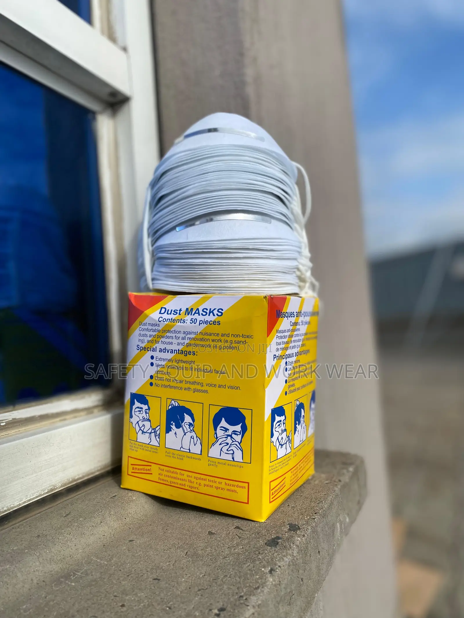 Dust Masks Made For Easy Wear.