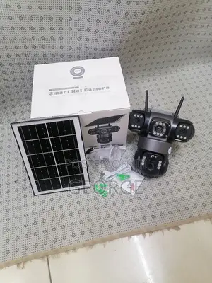 Easy to Install Solar V380tripple Lens 4g Simcard PTZ Camera
