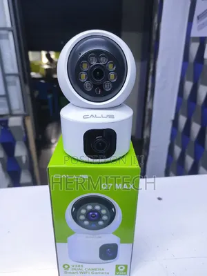 Dual Lens V380 Q7 Max Indoor Camera Supports Upto 128sd Card
