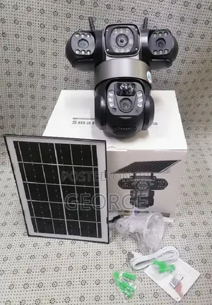 Originalv380 Triple Lens Security Camera With Full Color