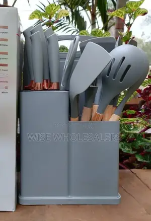 19pc Silicone Cooking Spoons Set – Non-Stick.