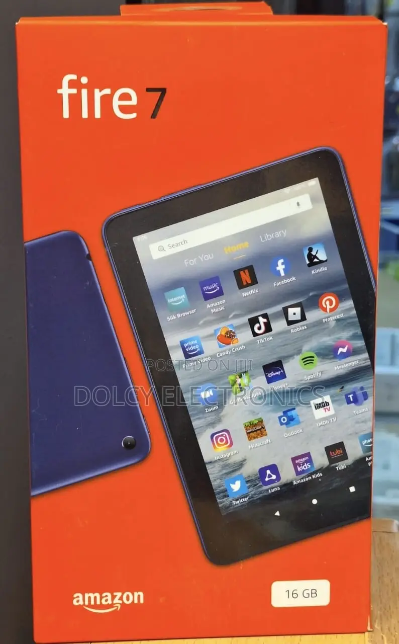 New Amazon Fire 7 16 GB Blue
