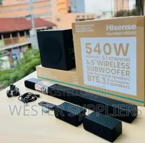 Hisense 540w Home Cinema Soundbar System,5.1 Ax-5100g