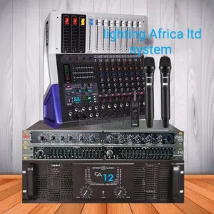 8 Channels Pro Powered Mixer - Crest Audio Ca12 - Wireless Microphone