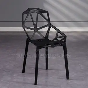 Dininig Chair:Plastic Adult Fashion Simple Dining Chair