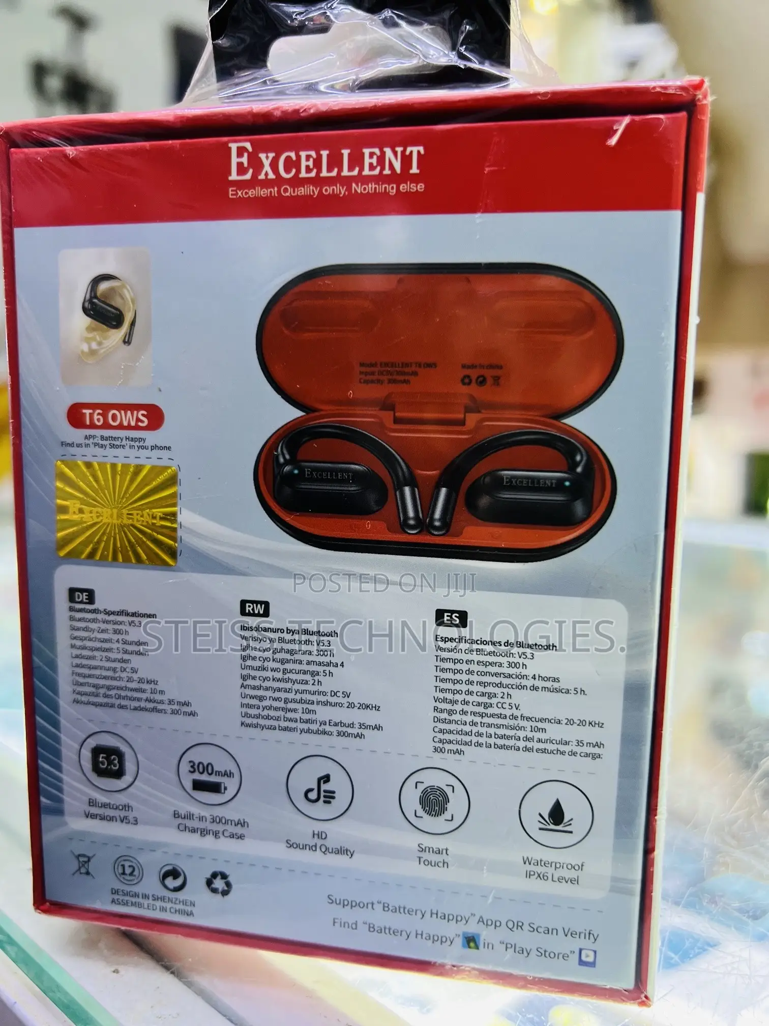 Excellent Open Design Wireless Earbuds.