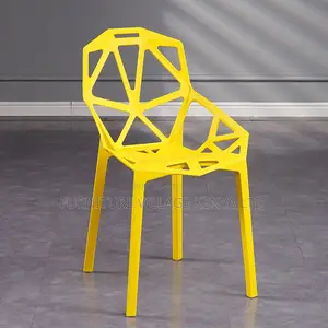 Dining Chair:Indoor Outdoor Plastic Leisure Dining Chair