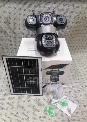 Utra Clear 4g Solar Simcard V380 Triple Lens Camera