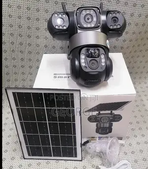 CCTV Survelliance 4g Camera Solar Triple Lens
