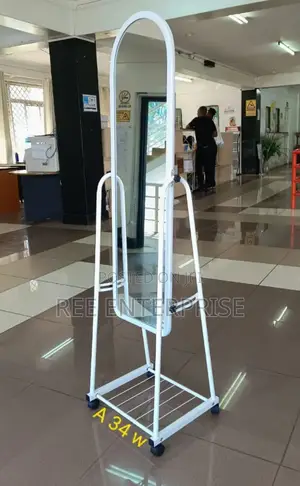 New Model White Full Length Dressing Mirror With Wheels