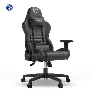 Black Leather Executive Office/Gaming Chair Qw8hb