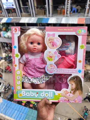 Beautiful White Baby Doll With a Care Kit(Feeding Bottle)