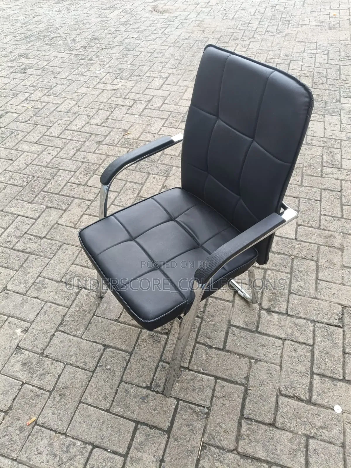 Black Comfy Waiting Chair Restocked