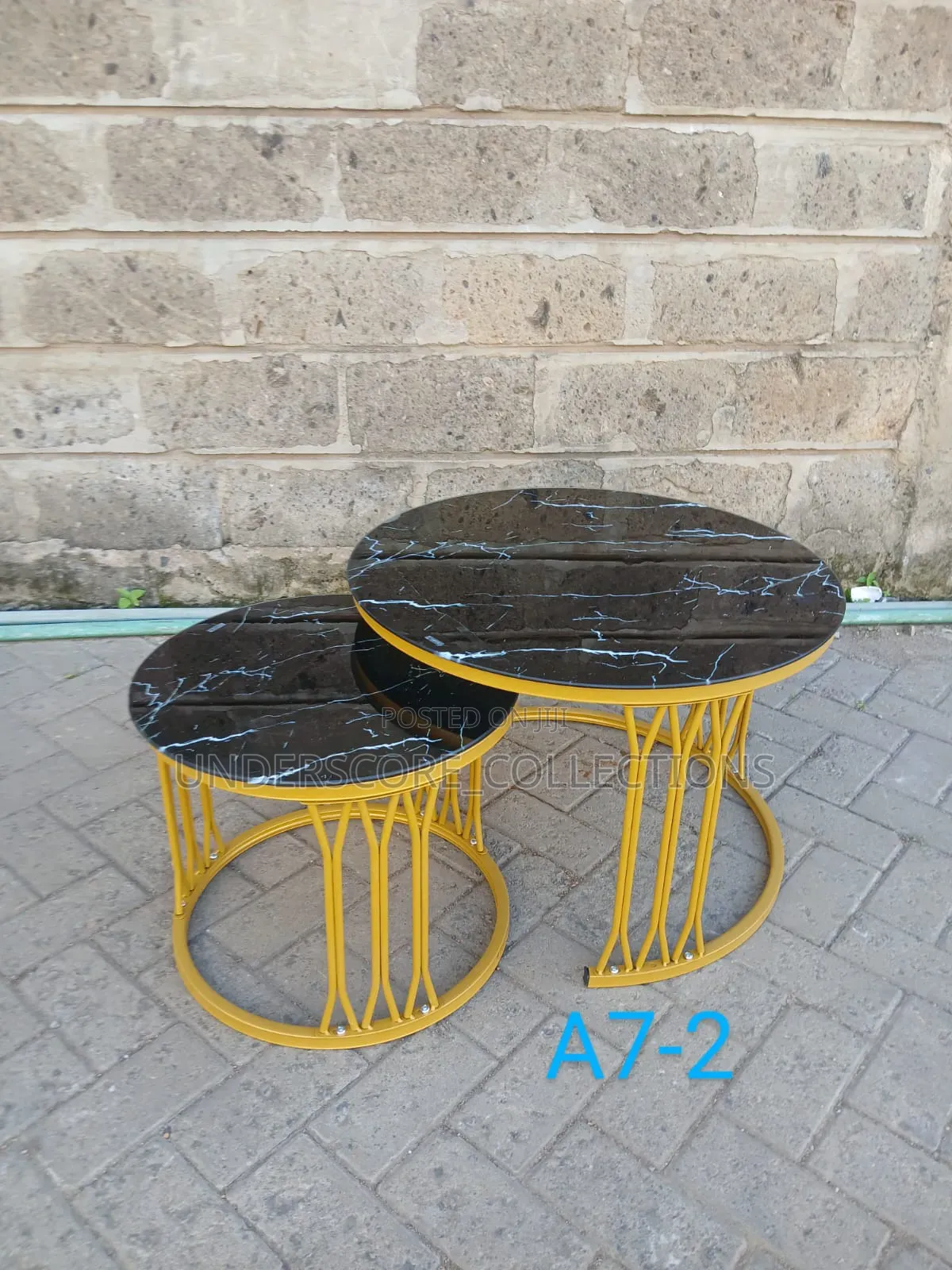 Executive Double Twin Marble Tables