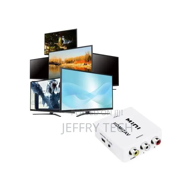 Mini Hdmi to Av/CVBS Composite Video Signal Converter Hd Vid