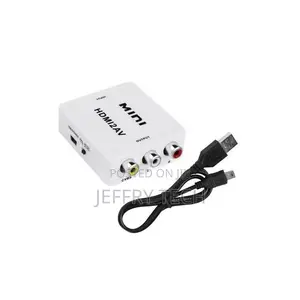 Mini Hdmi to Av/CVBS Composite Video Signal Converter Hd Vid