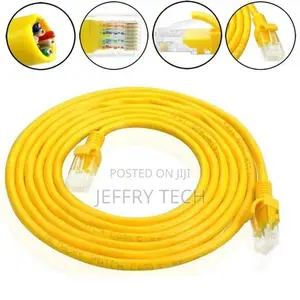 External Network Cable Yellow Cat5e Ethernet Cable 5m