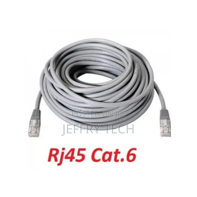 5m Cat.6 Rj45 Network Cable, Ethernet Cable (5m) Lan -Grey