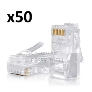Universal 50 Pieces Rj45 Connector Cat 6 Special All Cables