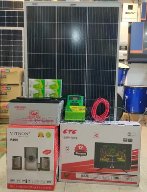 Essential Home 150w Solar Kit + 19" Tv + 2.1ch Subwoofer