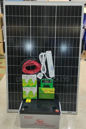 150 Watts Solar + 100ah Battery Full System.
