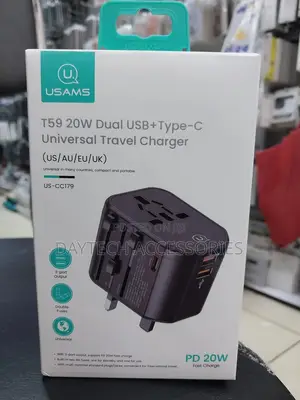 Usams Universal T59 20w International Travel Adapter