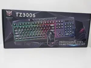 Onikumatz3006 RGB Gaming Keyboard Mouse Set With Mouse Pad