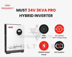 Must Hybrid Inverter 3.2kva - 24v (60a - 150 Voc) MPPT VHM Smart