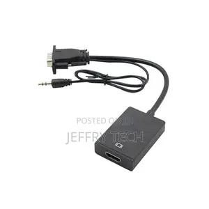 Vga Adapter Vga to Hdmi Converter Complete With Audio