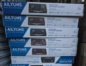 New Model Ailyons 2 Burner Stainless Steel Gas Cooker