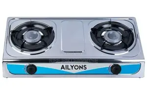 2 Burner Table Top Stainless Steel Gas Stove Cooker