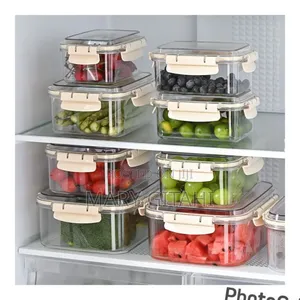*Airtight Clip Lock Lids Food Storage