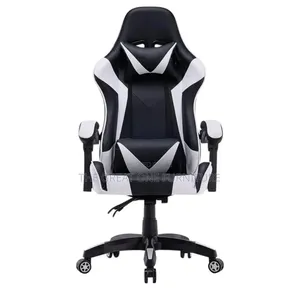 Black White Ergonomic Executive Office/Gaming Chair Kp8u