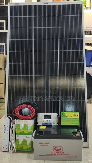 Smart 120w Full Kit - 100ah Battery - 300w Inverter - Free Bulbs
