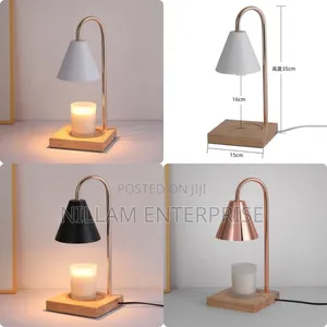 *Electric Candle Wamers With Wooden Base
