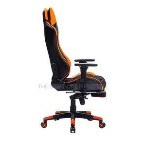 Orange Leather Adjustable Executive Office/Gaming Chair Jy7