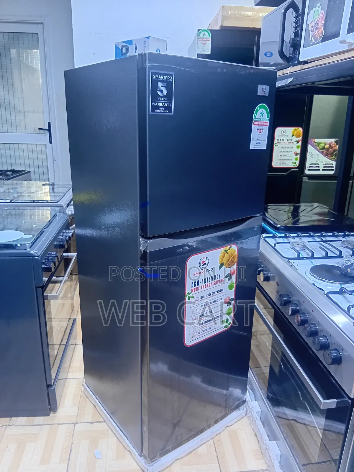 Smartpro Fridge 348l – Double Door Refrigerator